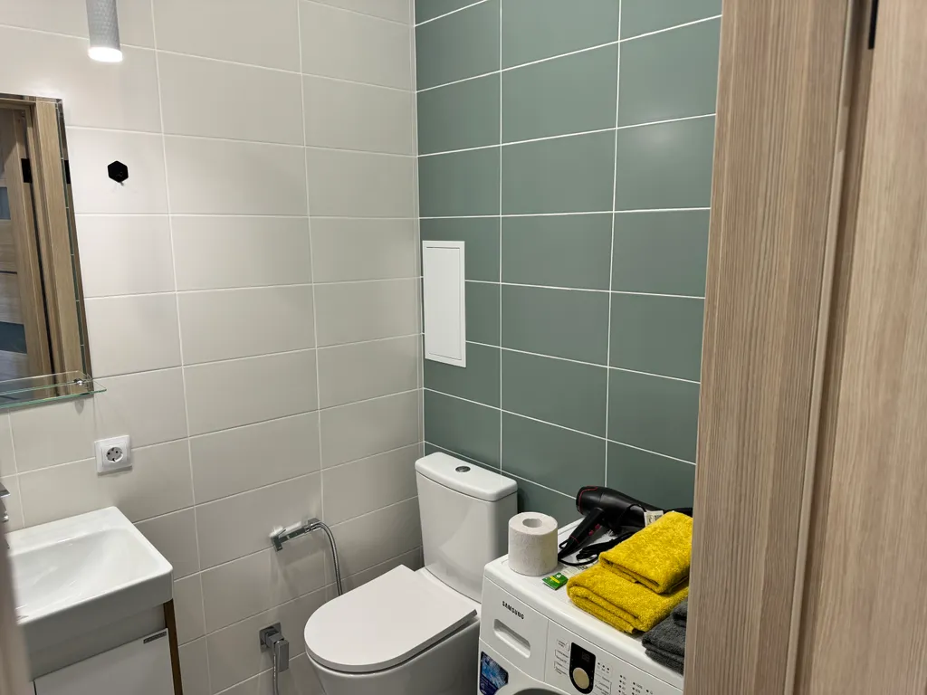 Яркая однокомнатная квартира с закрытой придомовой территорией