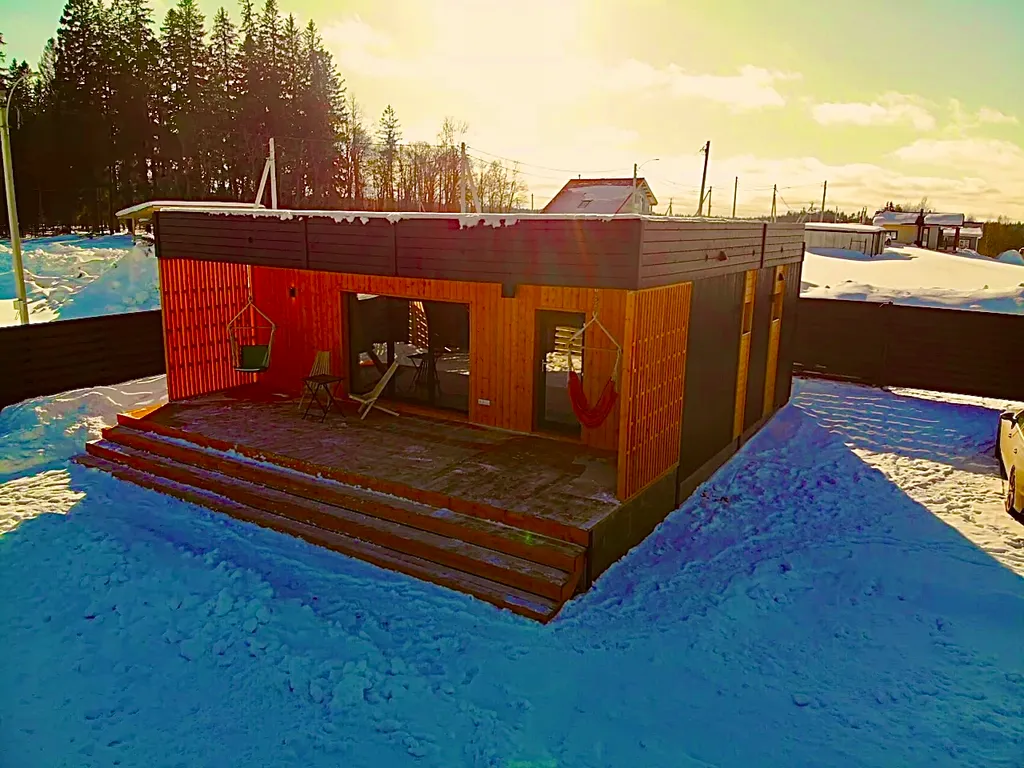 Коттедж Дом отдыха с сауной на горке — Иваново (Ленинградская область)