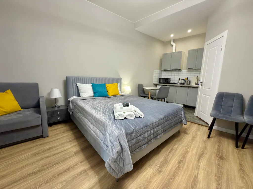 Квартира Квартира Улучшенная студия для 3 гостей с отдельным входом — Санкт-Петербург