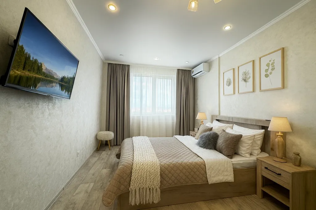 Уютная квартира на 19 этаже