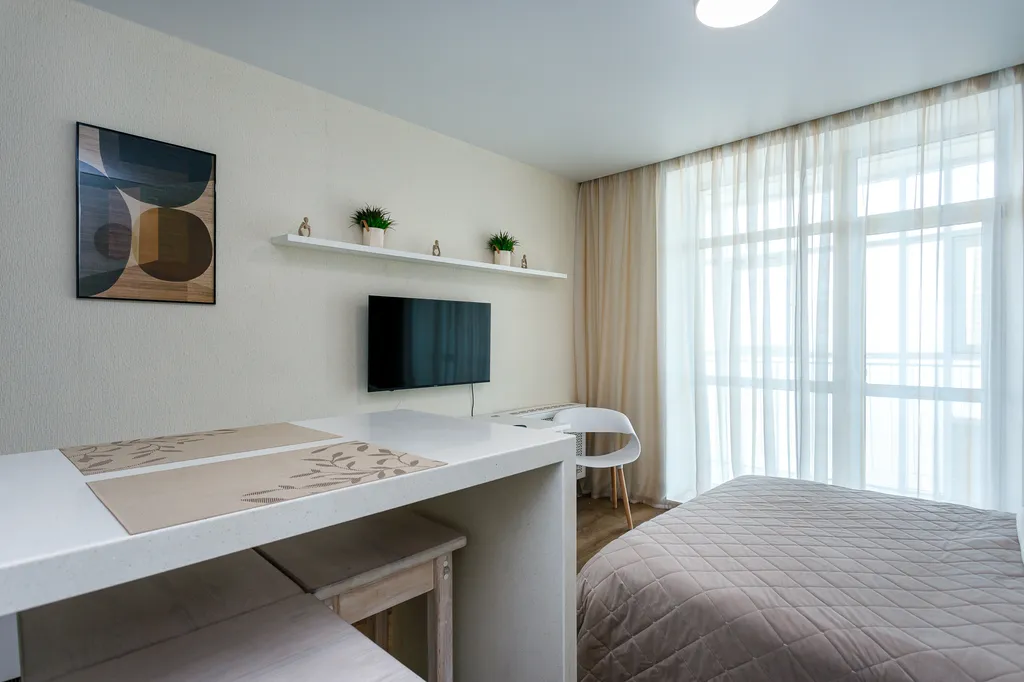 Студия Белоснежка на Броско с красивым видом на Амур