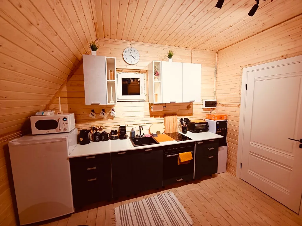 Домик а-фрейм на участке 10 соток