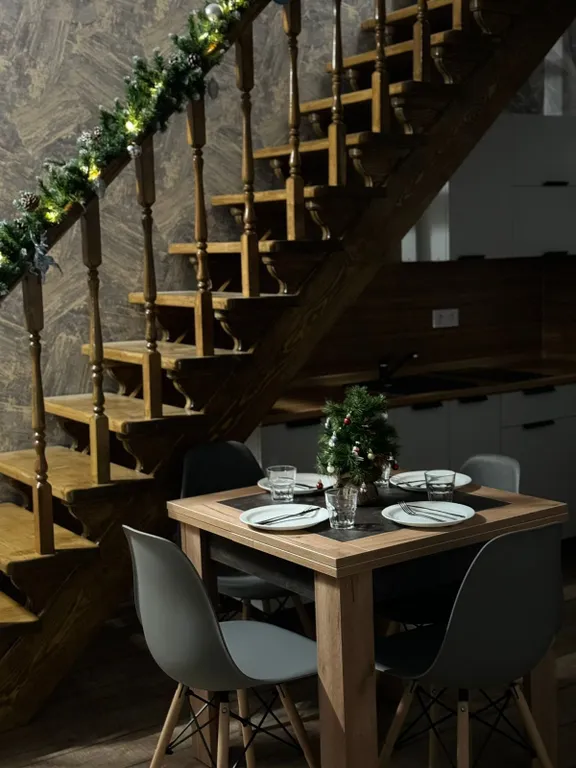 Апартаменты двухуровневые однокомнатные с кухней (апарт 2)