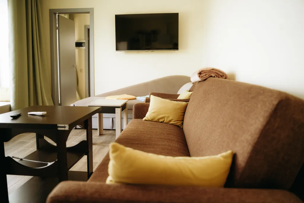 Панорамный дом с видом на воду, на берегу Вазузского водохранилища