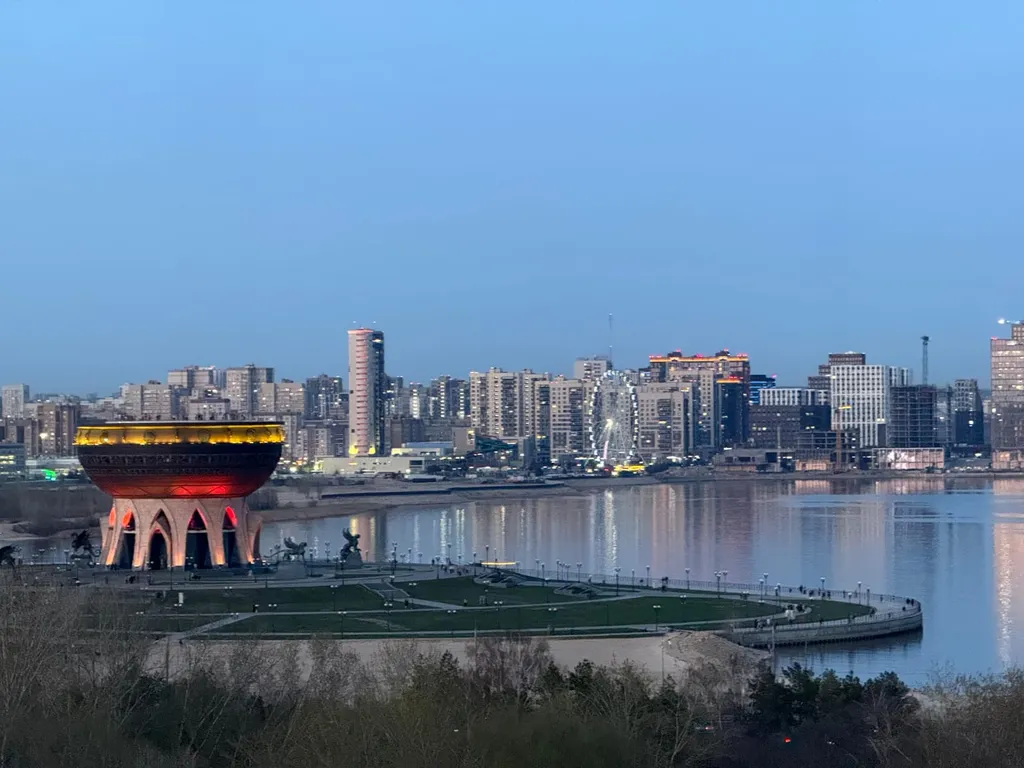 Двухкомнатная квартира в новом комплексе с прекрасным видом на Казанку — аренда посуточно в Казань