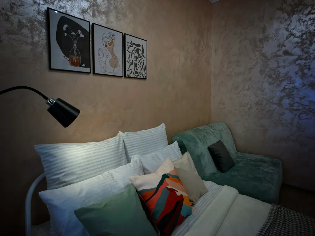 Студия на 25 этаже с видом на город