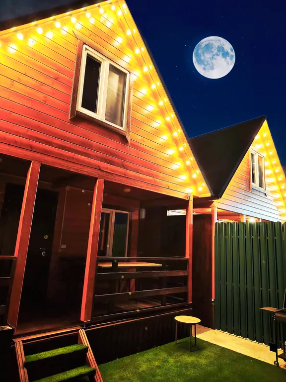 Эко коттедж с видом на море на 6 человек с отдельным двором