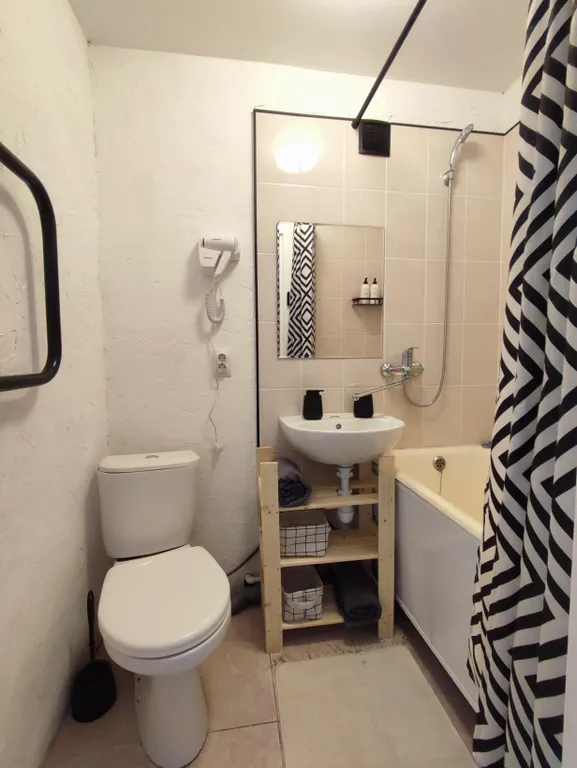 Однокомнатные светлые апартаменты