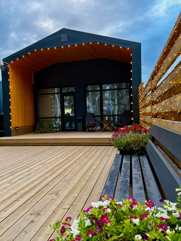 Коттедж Дом на берегу озера в Карелии — Чална