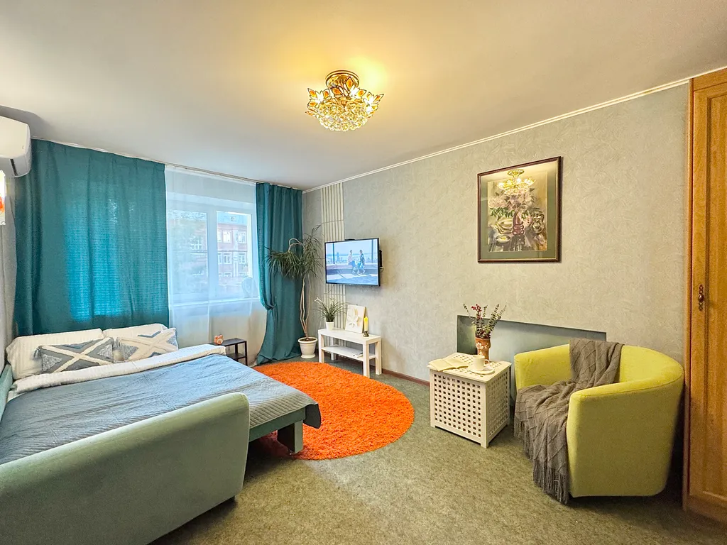 Квартира Квартира Volga Art Home Для семьи 3 спальных места Центр — Саратов