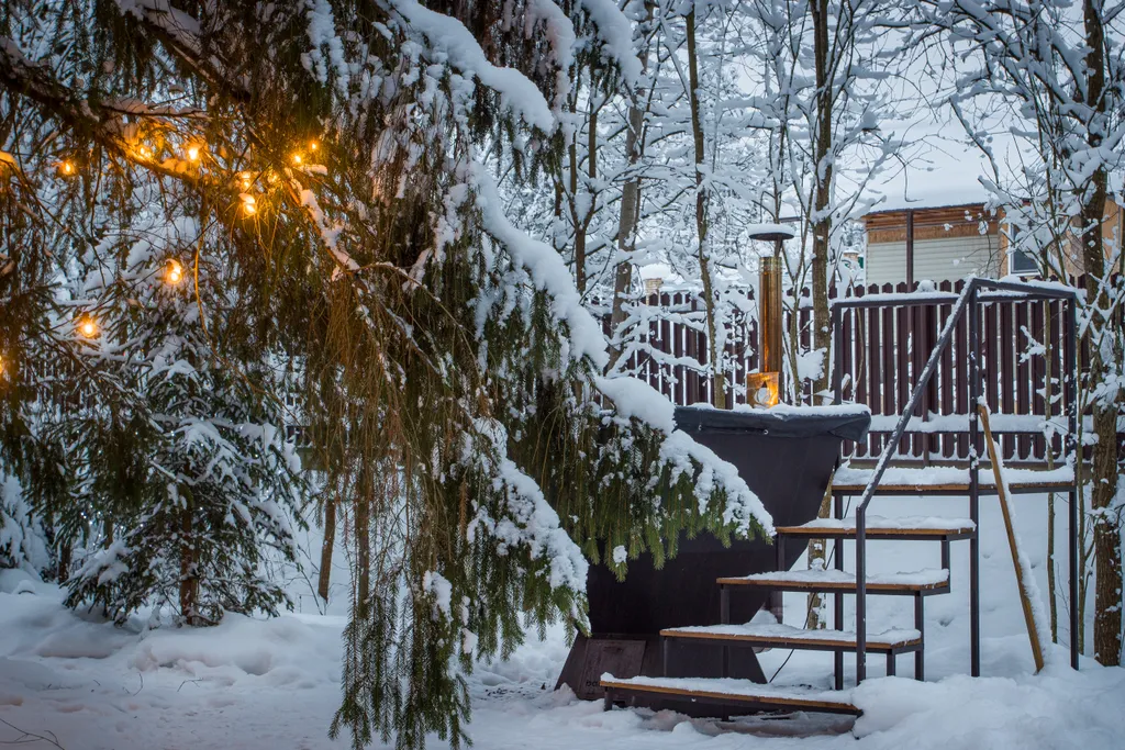 Новый уютный дом с русской баней и сибирским банным чаном