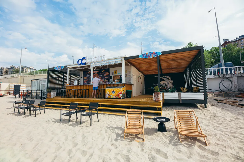 Квартира Olive marine resort с видом на море и большой террасой