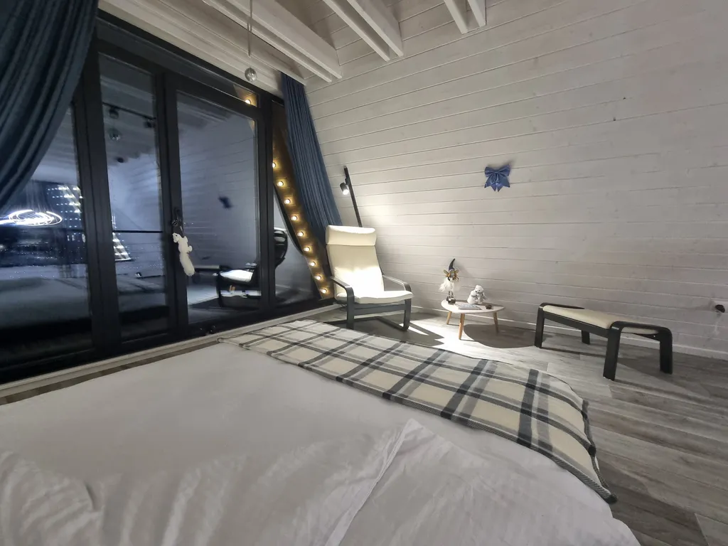 Коттедж Коттедж А-фрейм на берегу Можайского водохранилища — Можайск