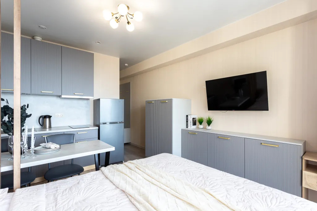 Уютная студия с видом на море Каравелла 221