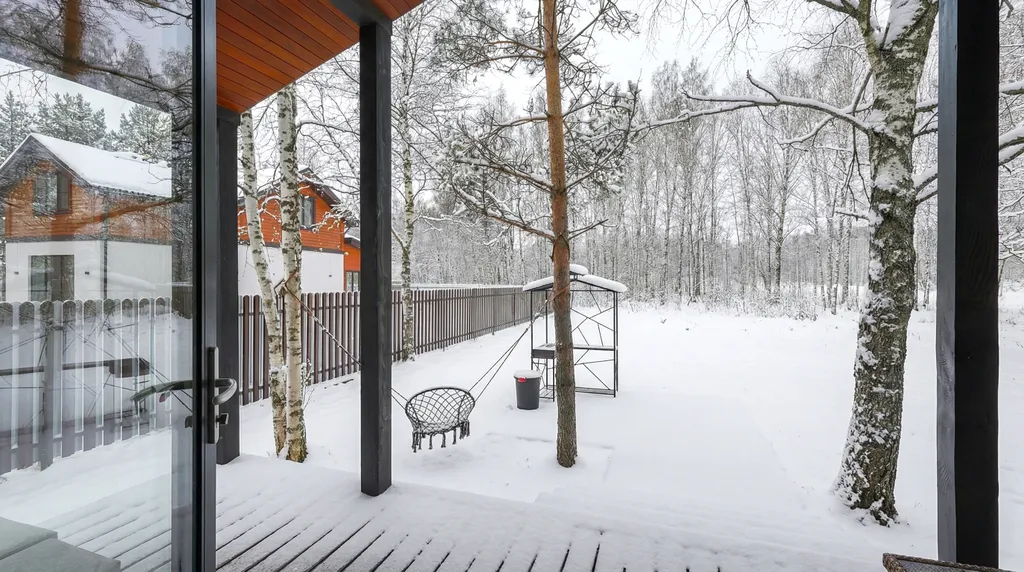 BarnHouse с камином, кондиционером и террасой