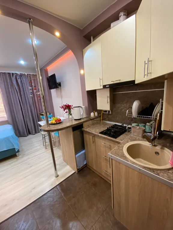 Квартира-студия новая с удобствами, Имеретинский курорт