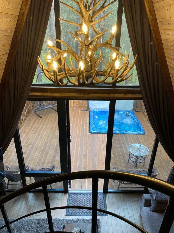 Shale A-travel 2A-frame домик с джакузи на 4 человек