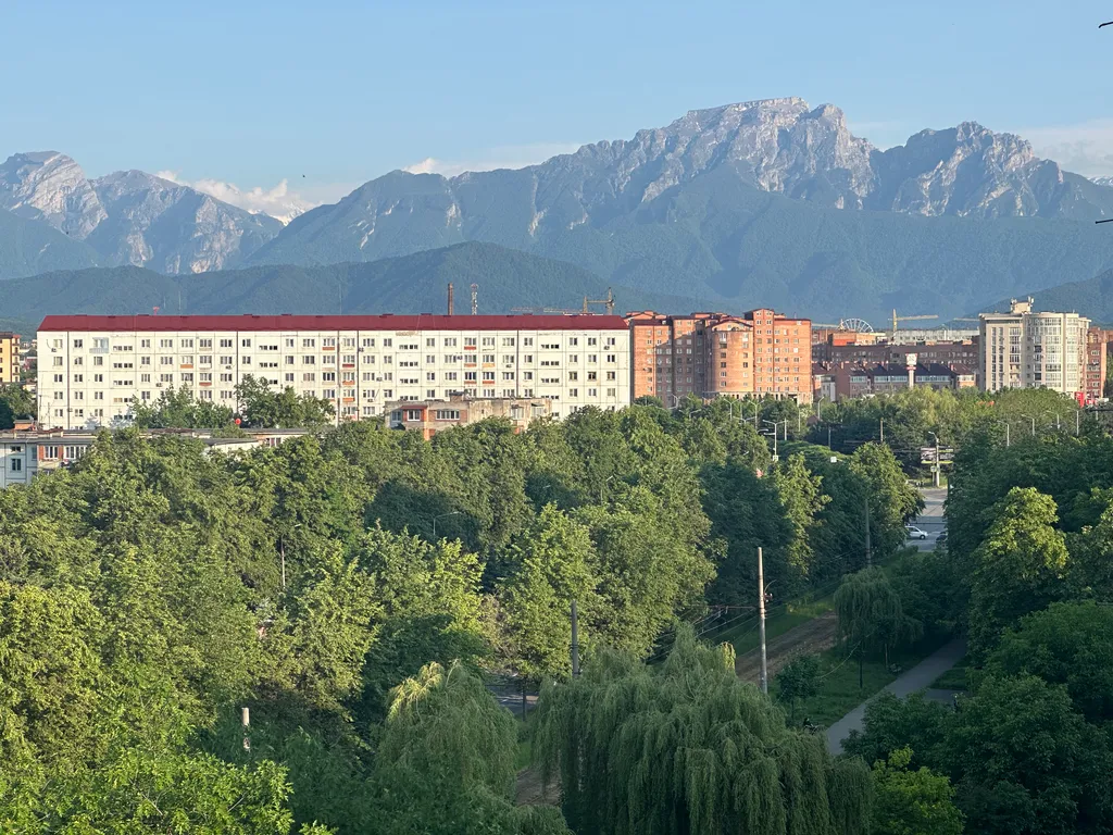 Чистая и уютная квартира с видом на горы — аренда посуточно в Владикавказ