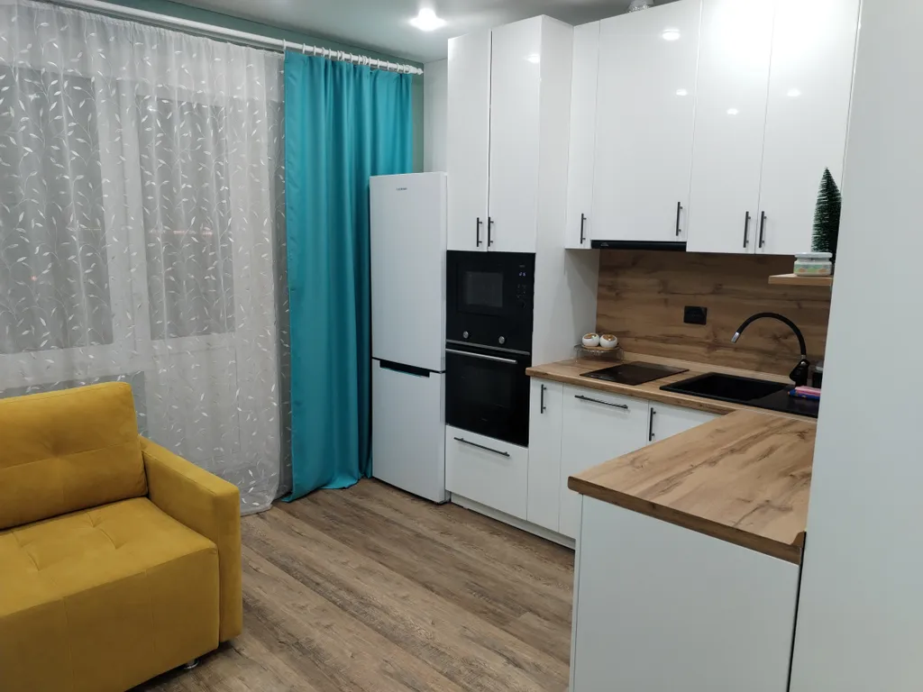 Уютная студия с дизайнерским ремонтом