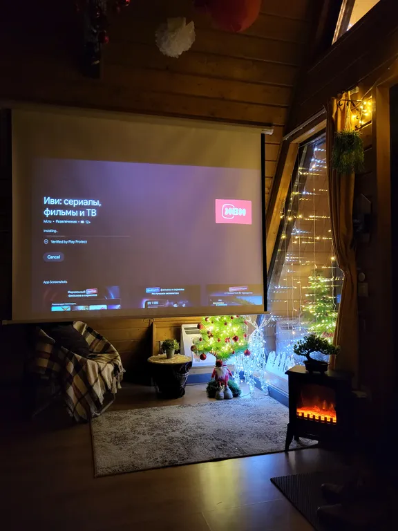 Уютный домик в стиле а-фрейм