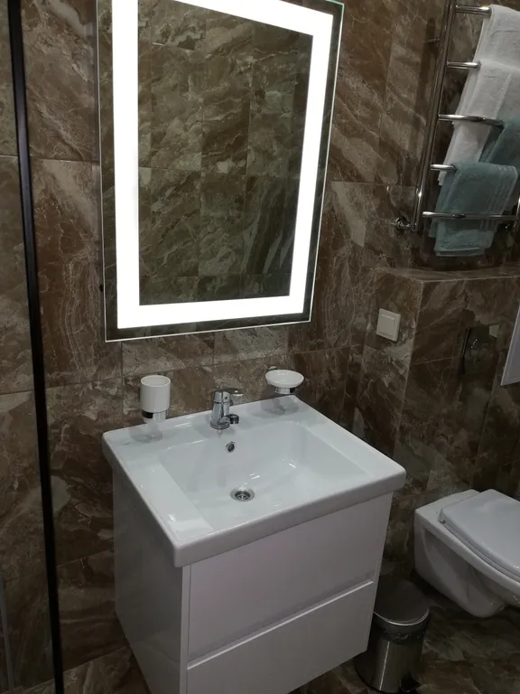 Квартира Квартира Уютный апартамент в ЖК Кавказ с видом на море — Анапа