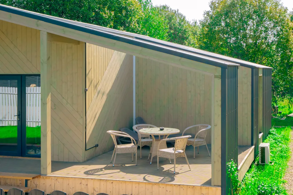 Дом с открытой террасой