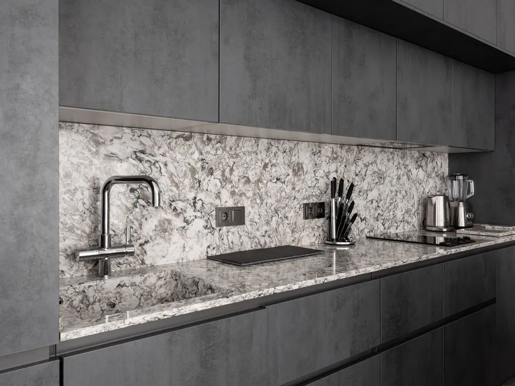 Стильный угловой апартамент в Neva Towers