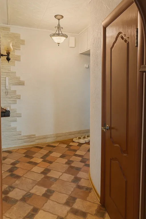 Квартира для рабочих поездок с балконом