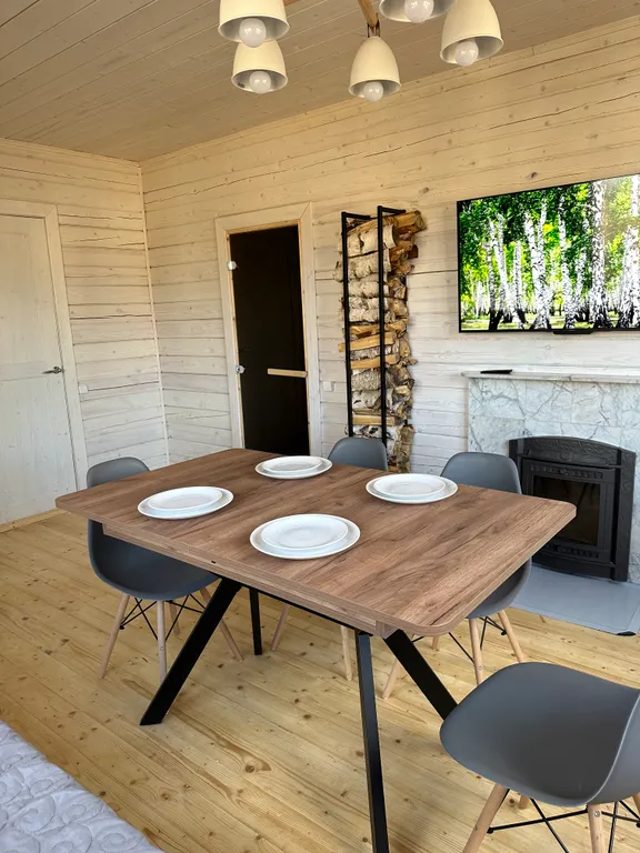 Дом с баней у водохранилища