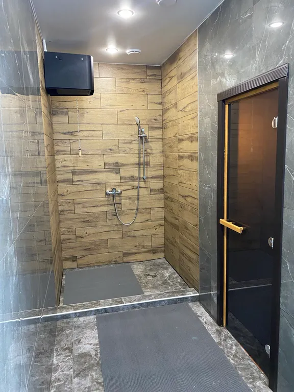 Дом баня с бассейном