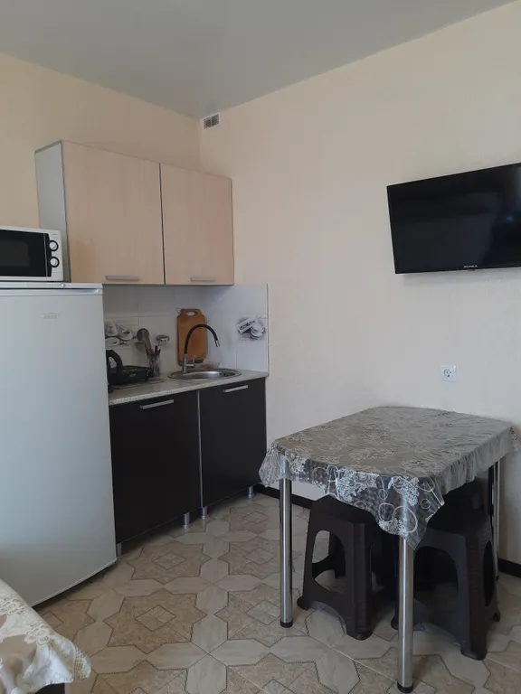 Уютная студия с мини кухней