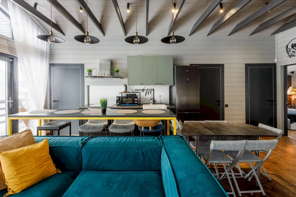 Коттедж Уютный дом с баней, вблизи водохранилища — Лопотово