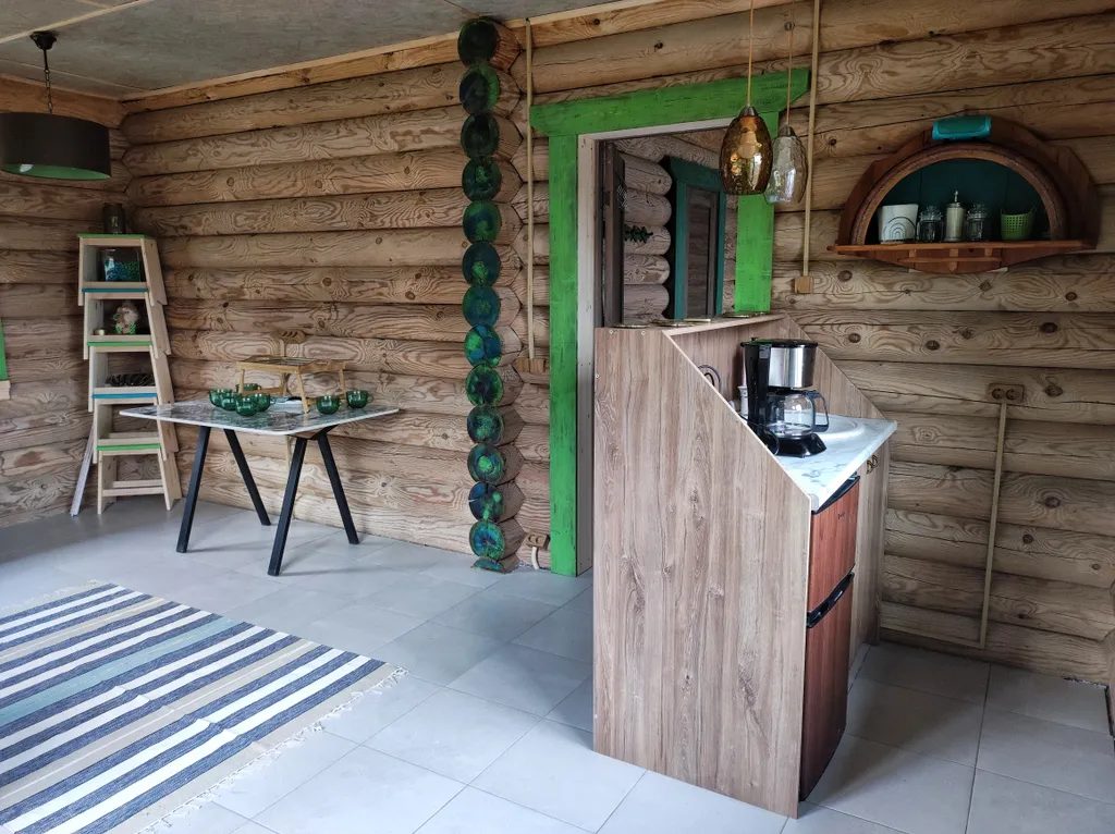 Дом с баней Рыбка у пруда