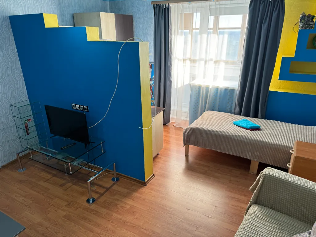 Однокомнатная квартира с великолепным видом на панораму города!