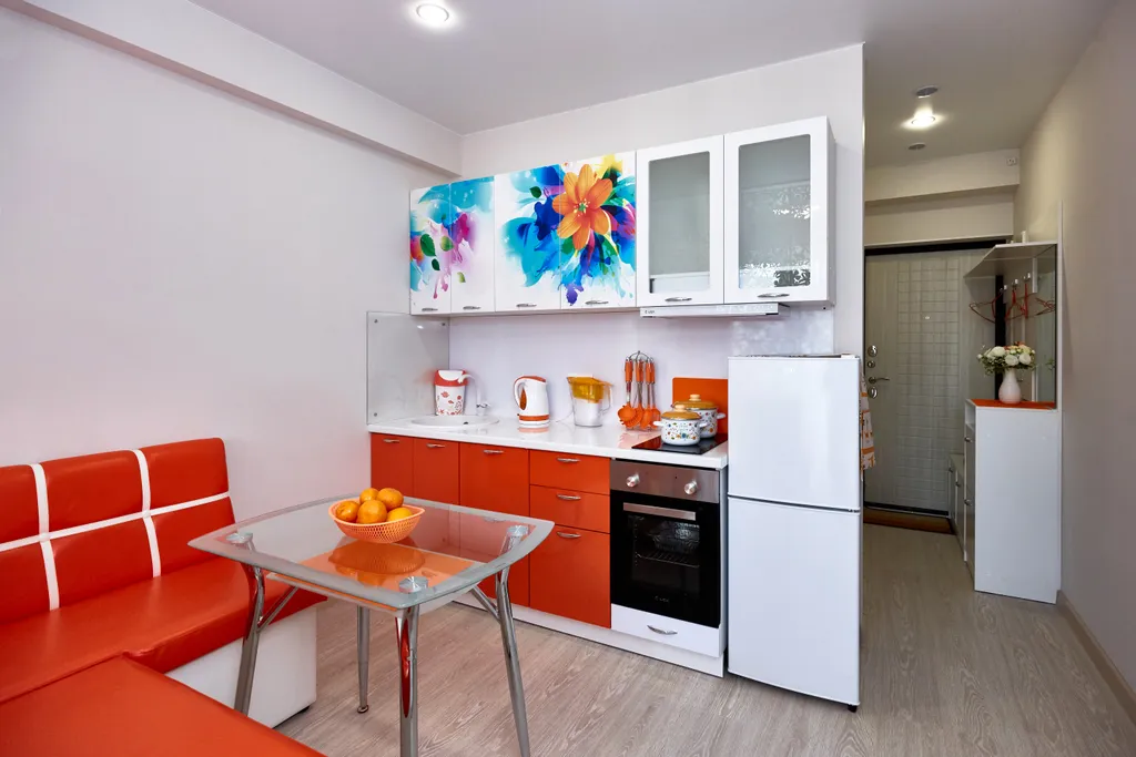 Оранжевый апартамент в ЖК Каравелла Португалии