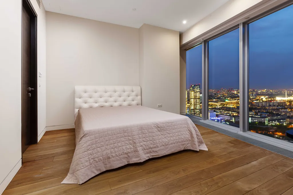 Апартамент в Москва Сити с панорамной ванной