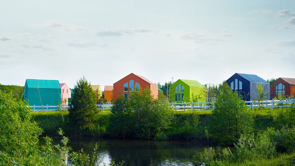 Домик Руби с камином в Болотов деревне