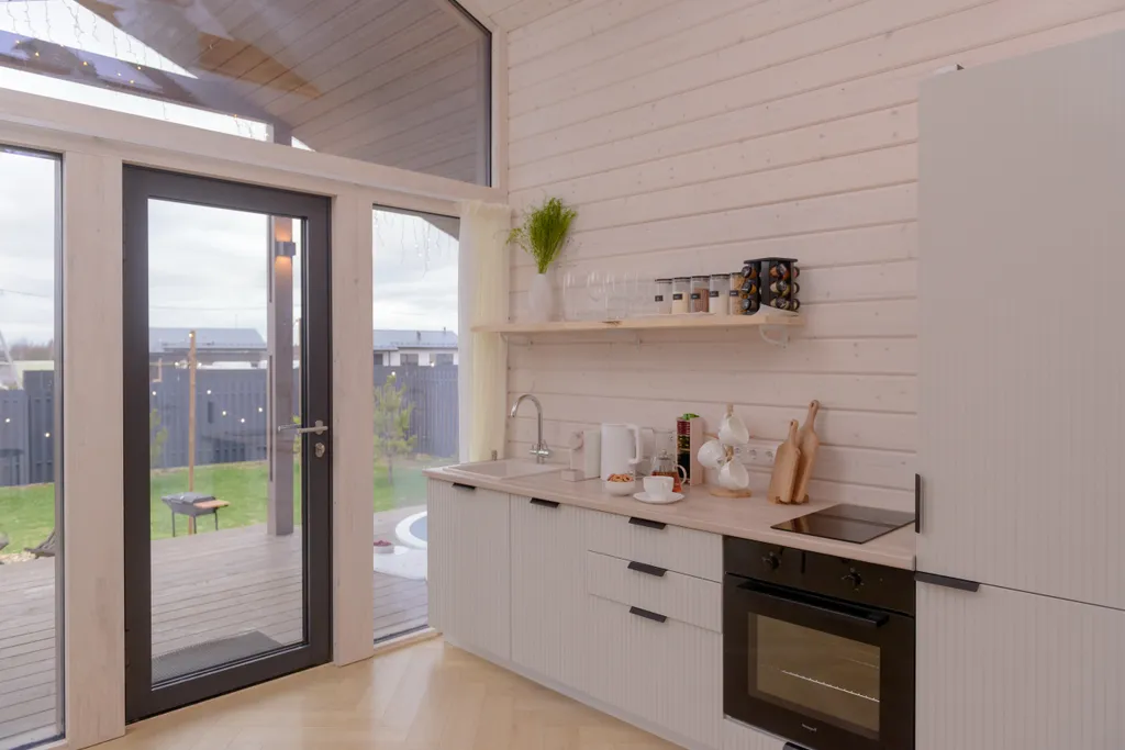 Шикарный дом с панорамной сауной и джакузи на террасе