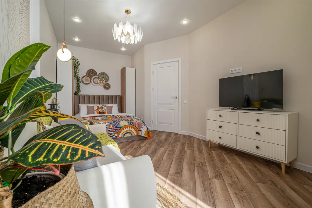 Теплая атмосферная квартира