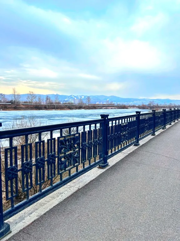 Новая квартира с видом на реку Енисей