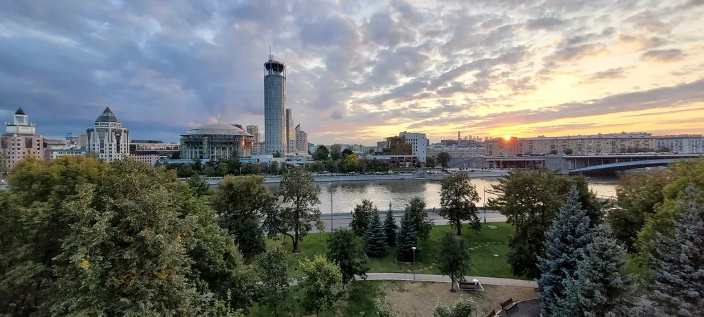 Квартира Квартира Уютная студия с панорамным видом — Москва