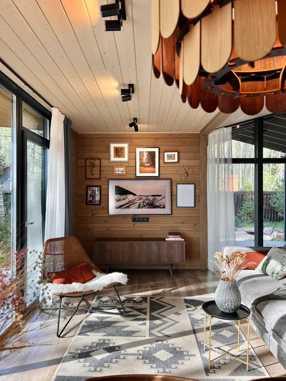 Скандинавский дом на лесном участке