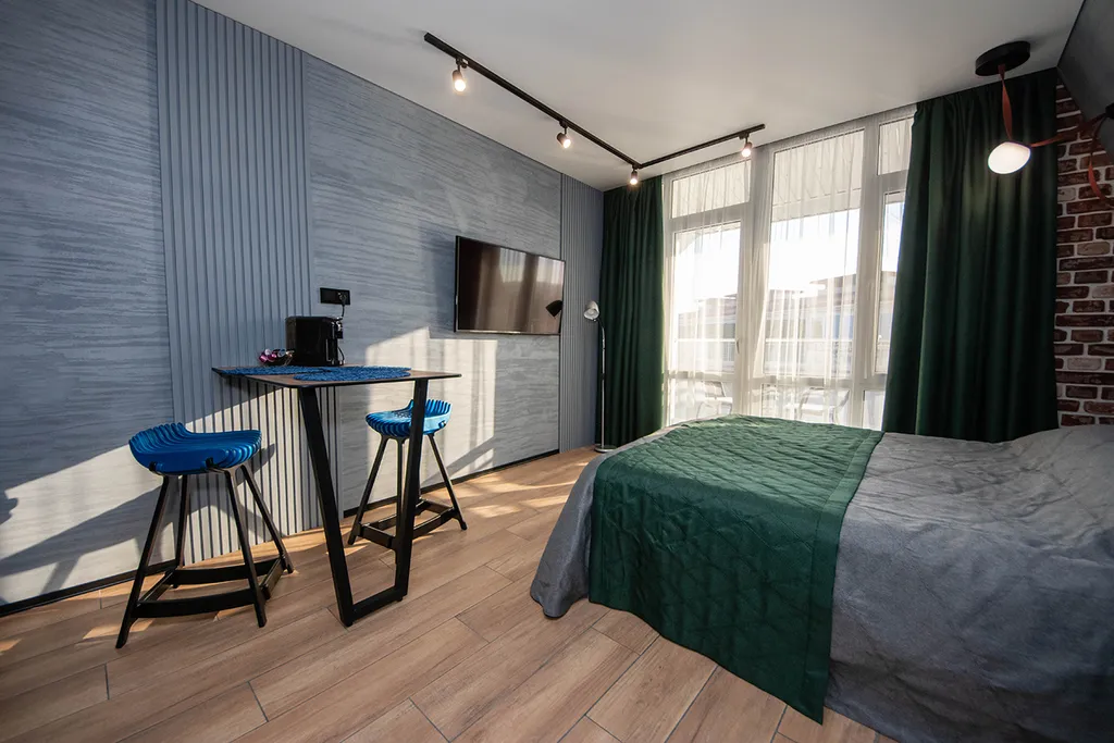 Дизайнерская студия в 20 метрах от пляжа