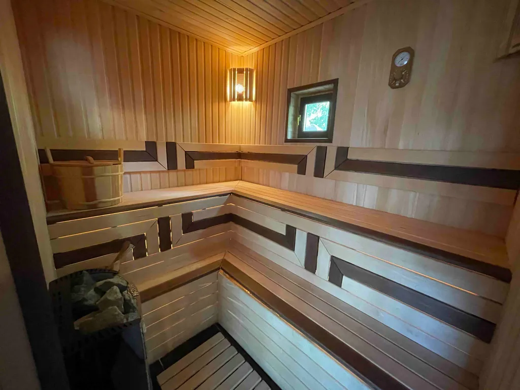 Коттедж Дом из сруба с сауной для семейного отдыха — Софрино