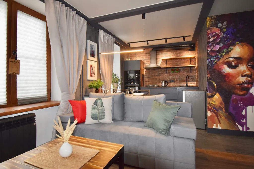 Квартира Квартира Дизайнерская евродвушка в сердце города — Кронштадт