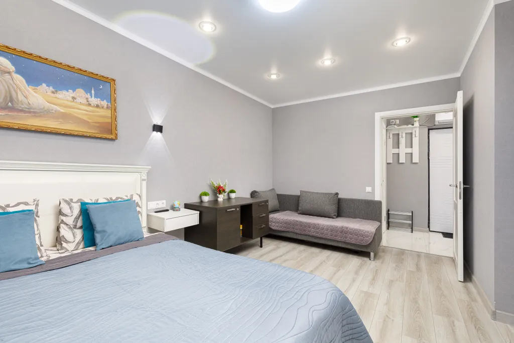 Новая однокомнатная квартира с красивым видом на ночные Люберцы