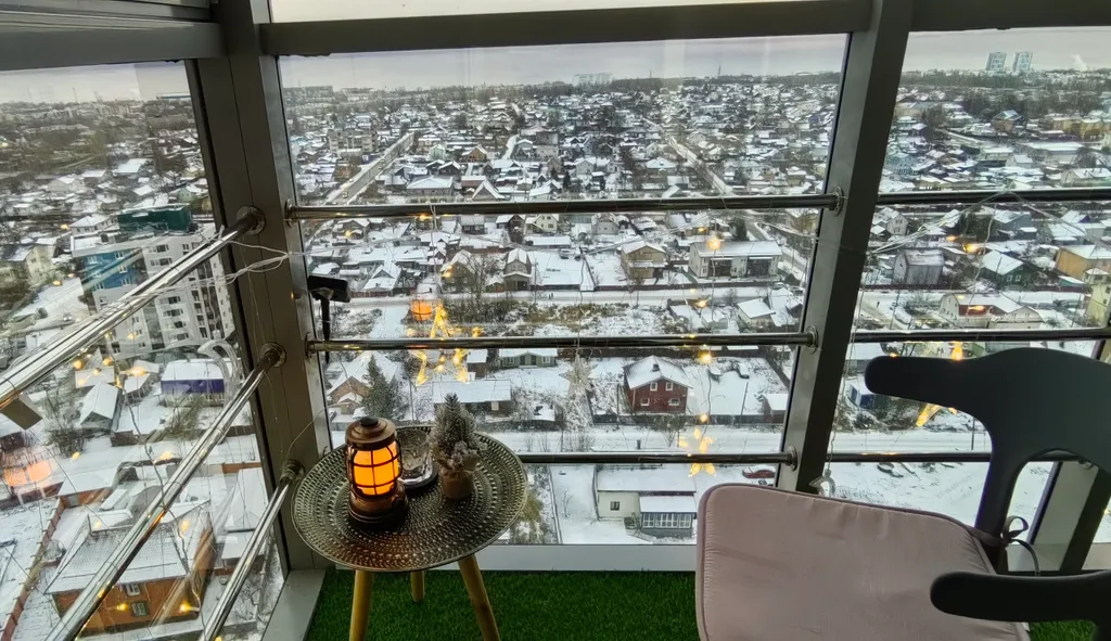 Уютная квартира с панорамным видом на Онего