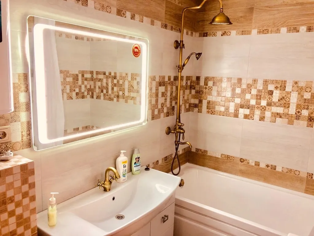 Комфортные апартаменты с кондиционером и халатами