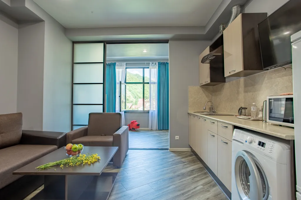 Улучшенный апартамент с видом на горы №1