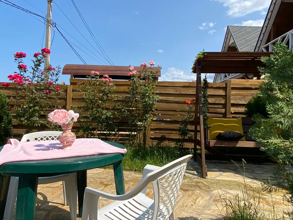 Домики на берегу Каспийского моря